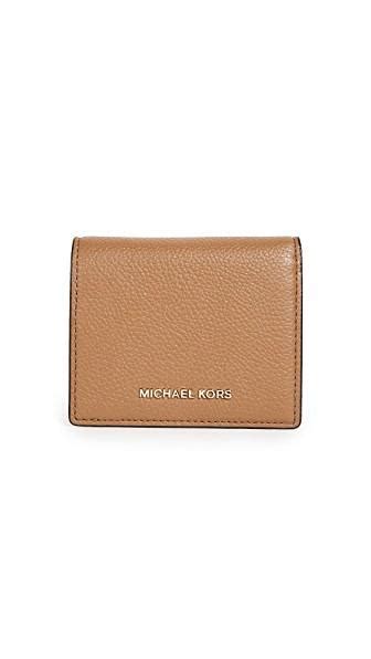 michael michael kors money pieces flap card holder 